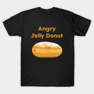 Angry Jelly Donut (with name) T-Shirt